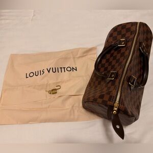 Authentic Louis Vuitton Damier Ebene Speedy 30